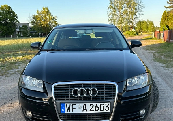 Audi A3 cena 19999 przebieg: 212149, rok produkcji 2007 z Czersk małe 497